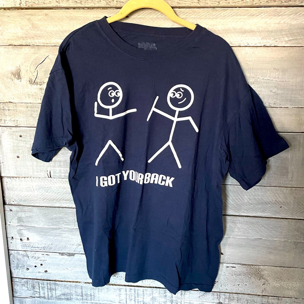 Funny T-Shirt “I Got Your Back”, size L